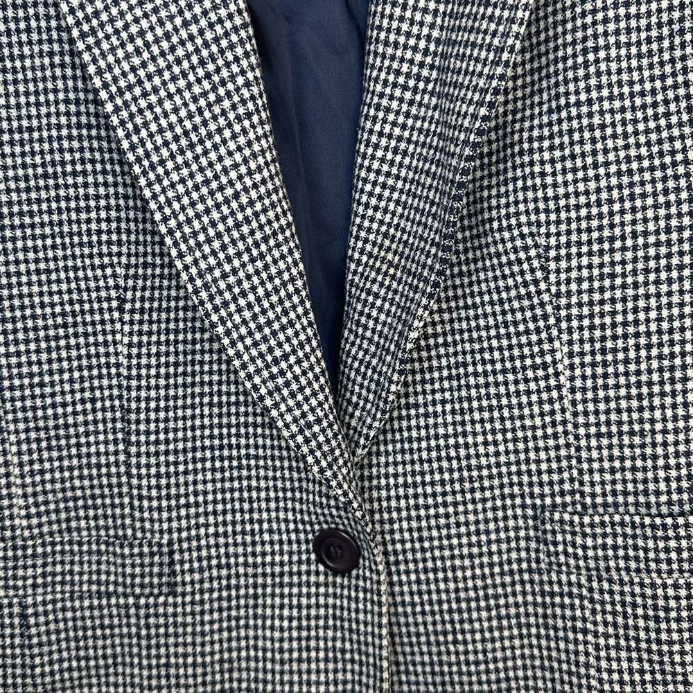 Classic Vintage Pendleton Houndstooth Blazer Size 14 (Runs Small) - Picture 10 of 14